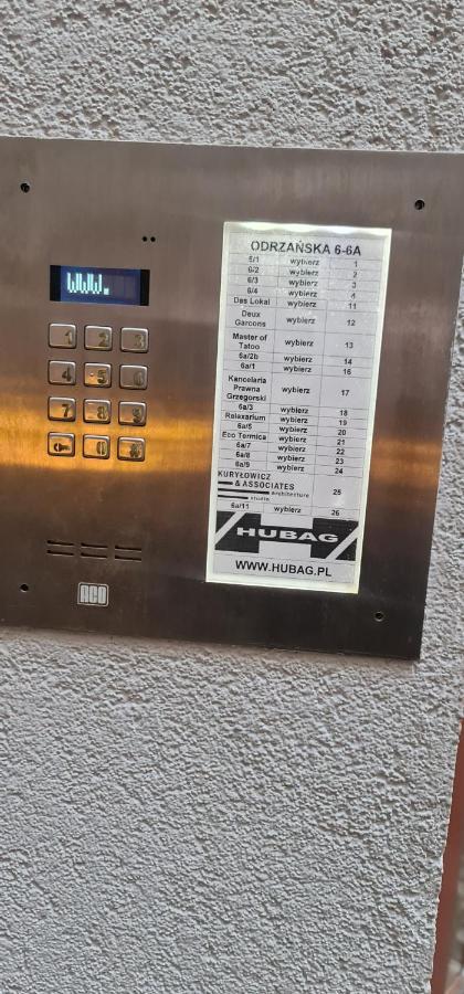 Entu Apartamenty Odrzanska Wroclaw Dış mekan fotoğraf